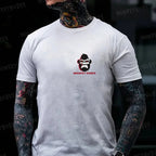 Grumpy Old Bastard Approach With Caution Monkey T-shirt